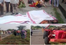 Photo of MP में सड़क हादसा, श्रद्धालुओं से भरी ट्रैक्टर ट्राली पलटी, 7 महिलाओं सहित 11 लोगों की दर्दनाक मौत