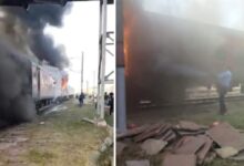 Photo of MP: मुरैना के रेलवे स्टेशन के पास चलती ट्रेन में लगी आग, चार बोगियां धूं-धूं कर जलीं, रेलवे की बड़ी लापरवाही