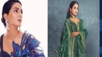 Photo of मटेलिक साड़ी पहन लग रही बला की खूबसूरत हिना खान,पल्लू,ब्लाउज में बनी परी,कीमत जान यकीन करना होगा मुश्किल