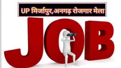 Photo of UP Rojgar Mela: मिर्जापुर के बेरोजगारो को नौकरी का सुनहरा मौका,इस तारीख को लगेगा रोजगार मेला