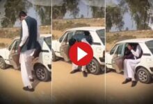 Photo of Viral Video: जिदंगी में कभी नही देखा होगा इतना लंबा आदमी ? कार में बैठना पड़ता है टेढ़ा