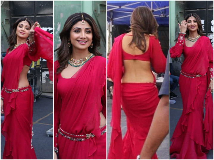 Shilpa Shetty पहने खुले अतरंगी कपड़े की हो गई ट्रोल,यूजर्स बोले - उर्फी जावेद बनना है क्या