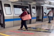 Metro Train Viral Video: लड़की ने पलक झपकते उड़ा दिया मोबाइल, यकीन मानिए नहीं देखी होगी ऐसी चोरी