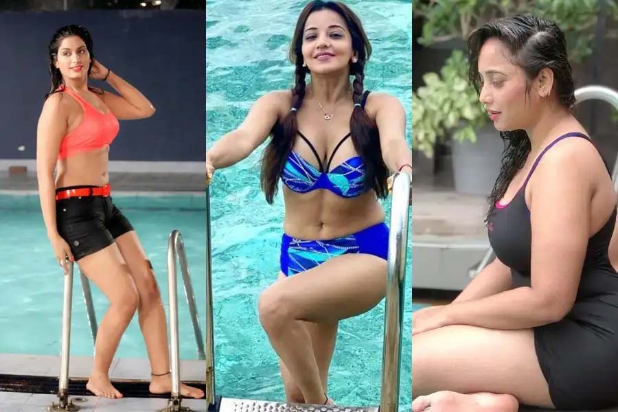 Bhojpuri Actresses : आम्रपाली से अक्षरा तक, स्वीमिंग पूल में लगाई आग, देखें तस्वीरें