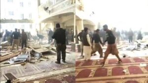 Peshawar of Pakistan : पाकिस्तान में मस्जिद के अंदर आत्‍मघाती बम विस्‍फोट, 47 लोगों की मौत, 150 घायल