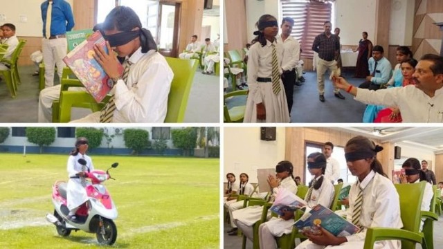 Amazing and Unique Initiative:आंखों पर पट्टी बांधकर ये बच्चें पढ़ते हैं किताबें चलाते हैं गाड़ी, जानिए हैरान करने वाले कारनामे