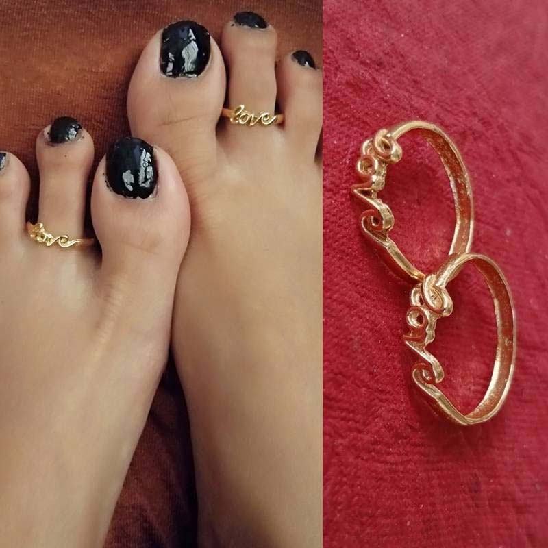 Golden Toe Ring : गोल्डन कलर के इन खूबसूरत डिज़ाइन के बिछिया देखें