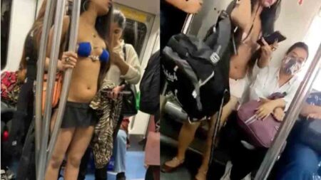 Metro में बिकनी पहनकर लड़की ने किया सफर, वीडियो वायरल होने पर डीआरएम ने कर दिया साफ