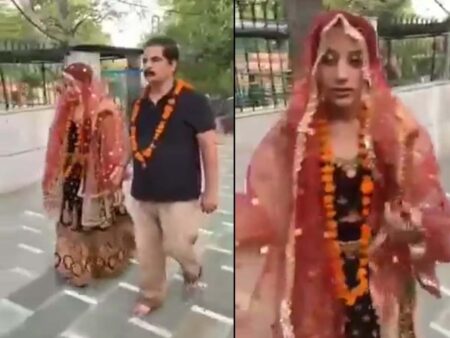 Sasur Bahu Wedding: खुद से 20 साल छोटी बहू से मंदिर में जाकर ससुर ने रचाई शादी! कहा- क्योंकि बेटा...