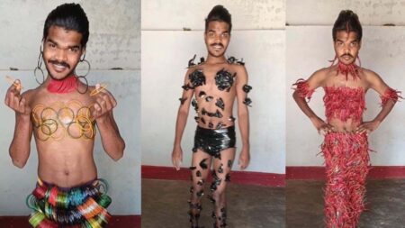 urfaa jawed video viral : उर्फी जावेद के बाद  उर्फा जावेद का नंगा वीडियो आया सामने, पार्टी से चुराए डेकोरेशन से बनाई ड्रेस?