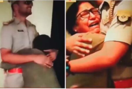 Viral Video: घर से निकला मगर लौटा इंस्पेक्टर बनकर, बेटे को वर्दी में देख फफक कर रो पड़ी मां, वीडियो देखने वाले हो गए भावुक 
