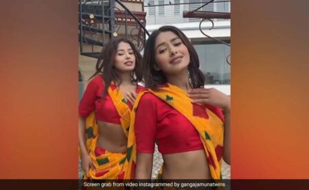 Nepali Twin Sister Dance : 2 नेपाली जुड़वा बहनों ने साड़ी पहनकर किया टकीला डांस, मूब्स पर दिल हार बैठेंगे आप, वीडियो वायरल