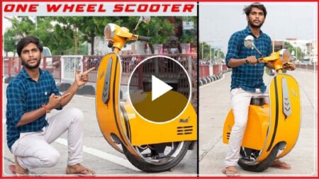 Single wheel electric scooter : सिर्फ एक पहिए से चलता हैं इलेक्ट्रिक स्कूटर, भारत के इस युवा ने दिखाया चलाकर देखें वीडियो